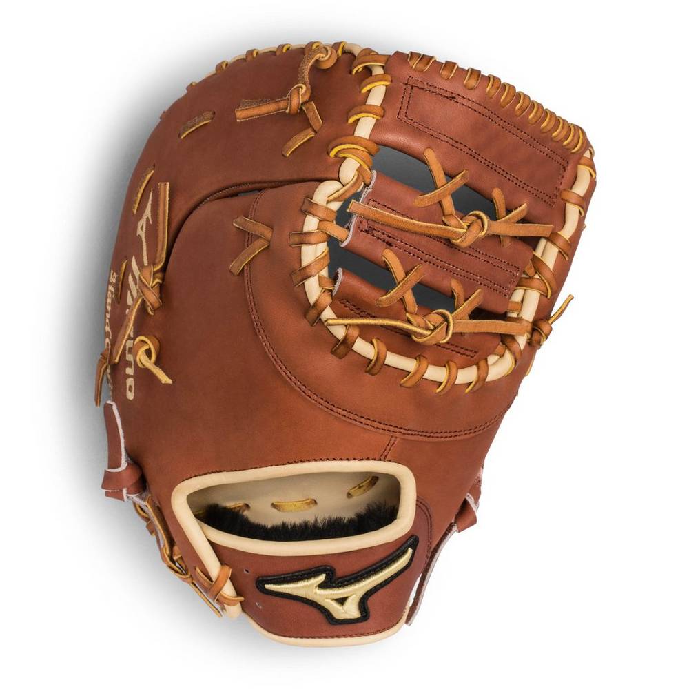 Damske Catchers Mitt Mizuno Pro Select First Base 12.5" Baseball Hnede Vypredaj LTKD39456